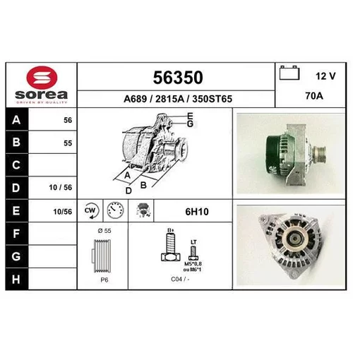 Alternátor EAI 56350