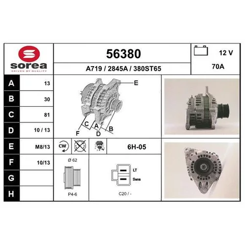 Alternátor EAI 56380