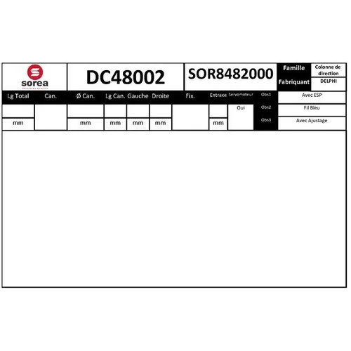 Stĺpik riadenia EAI DC48002