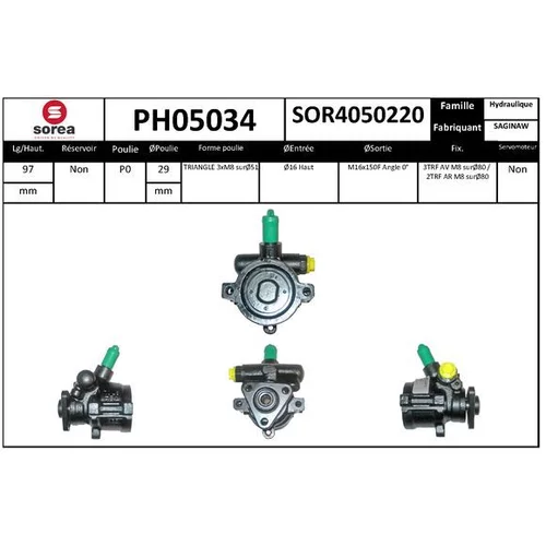 Hydraulické čerpadlo pre riadenie EAI PH05034