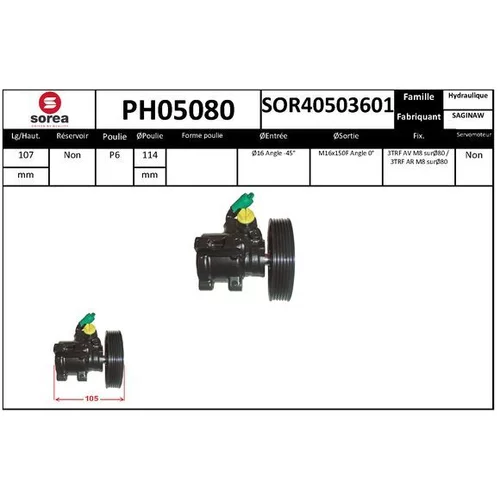 Hydraulické čerpadlo pre riadenie EAI PH05080