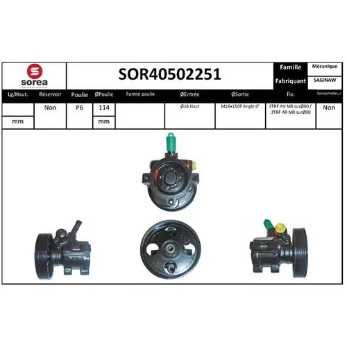Hydraulické čerpadlo pre riadenie EAI SOR40502251