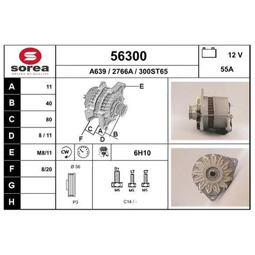 Alternátor EAI 56300