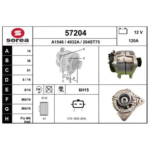 Alternátor EAI 57204