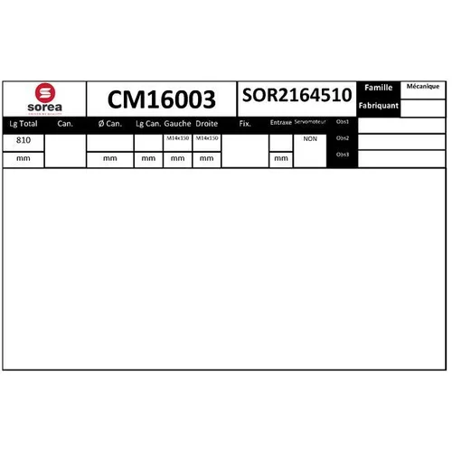 Prevodka riadenia EAI CM16003