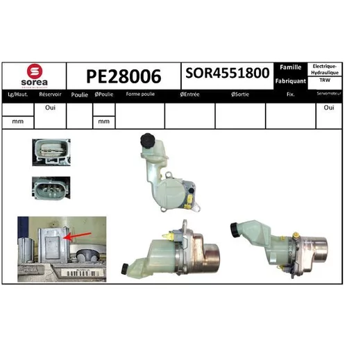 Hydraulické čerpadlo pre riadenie EAI PE28006