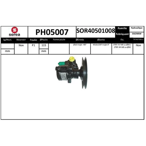 Hydraulické čerpadlo pre riadenie EAI PH05007
