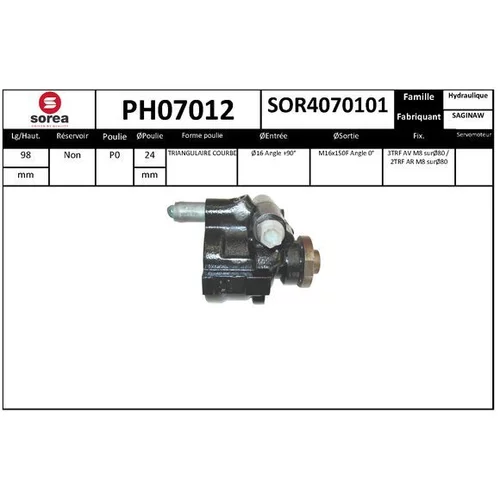 Hydraulické čerpadlo pre riadenie EAI PH07012