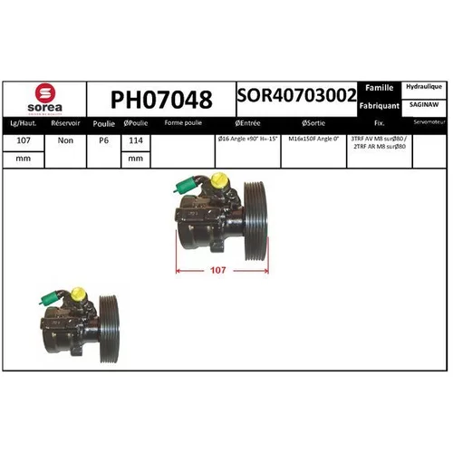 Hydraulické čerpadlo pre riadenie EAI PH07048