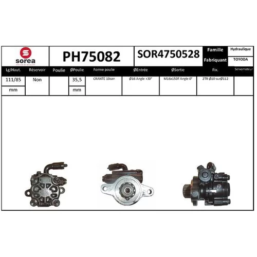 Hydraulické čerpadlo pre riadenie EAI PH75082