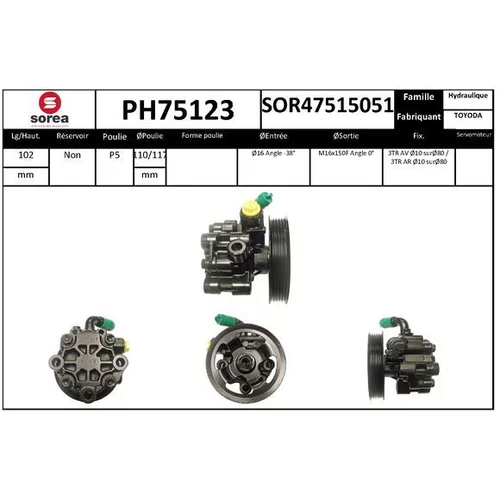 Hydraulické čerpadlo pre riadenie EAI PH75123