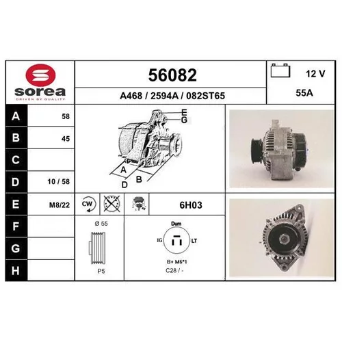 Alternátor EAI 56082