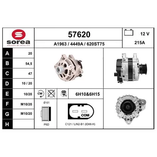 Alternátor EAI 57620
