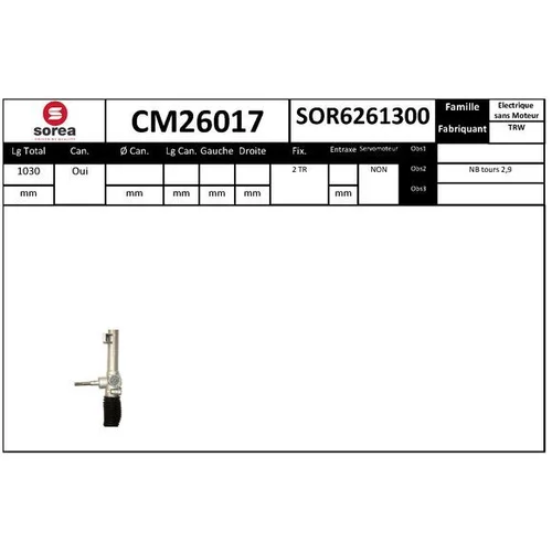 Prevodka riadenia EAI CM26017