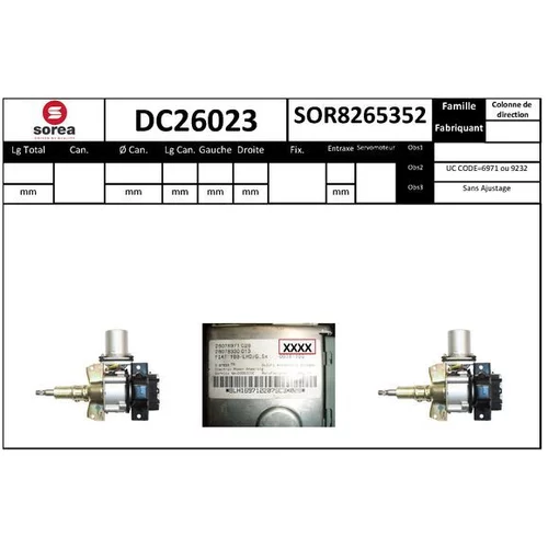 Stĺpik riadenia EAI DC26023