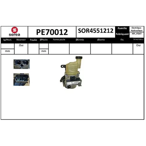 Hydraulické čerpadlo pre riadenie EAI PE70012