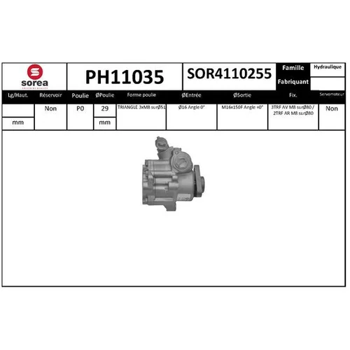 Hydraulické čerpadlo pre riadenie EAI PH11035
