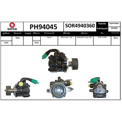 Hydraulické čerpadlo pre riadenie EAI PH94045