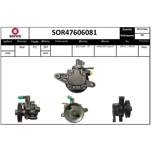 Hydraulické čerpadlo pre riadenie EAI SOR47606081