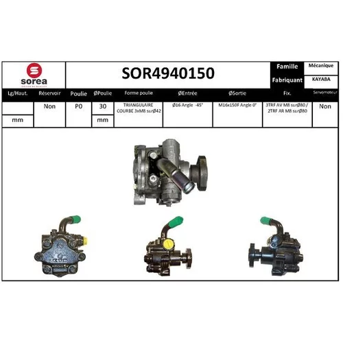 Hydraulické čerpadlo pre riadenie EAI SOR4940150