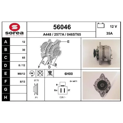 Alternátor EAI 56046
