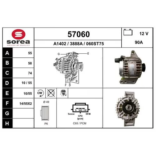 Alternátor 57060 /EAI/