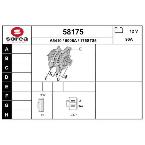 Alternátor EAI 58175