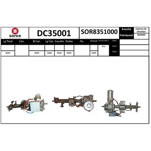 Stĺpik riadenia EAI DC35001