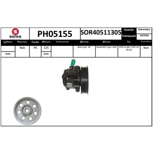Hydraulické čerpadlo pre riadenie EAI PH05155