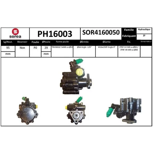 Hydraulické čerpadlo pre riadenie EAI PH16003