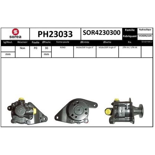 Hydraulické čerpadlo pre riadenie EAI PH23033