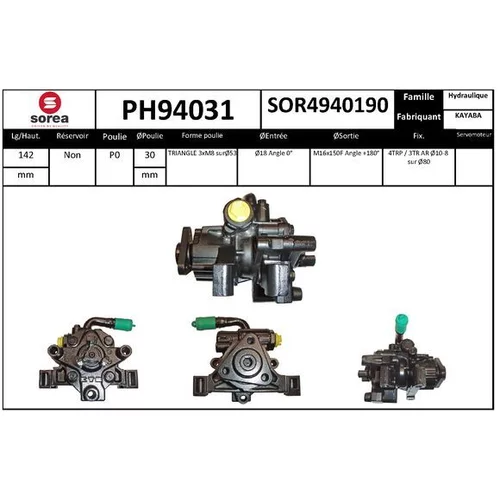 Hydraulické čerpadlo pre riadenie EAI PH94031