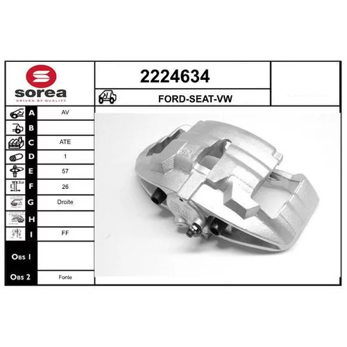 Brzdový strmeň 2224634 /EAI/