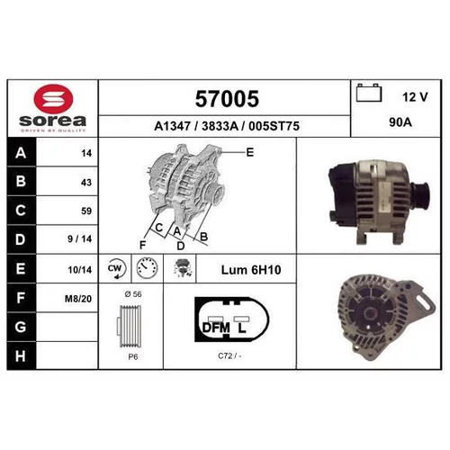 Alternátor EAI 57005
