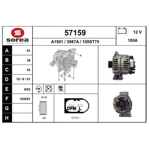 Alternátor EAI 57159