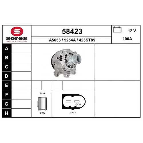 Alternátor EAI 58423