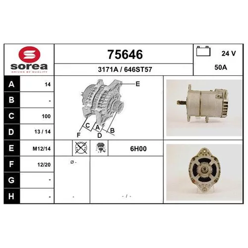Alternátor EAI 75646