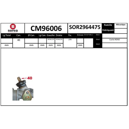 Prevodka riadenia EAI CM96006