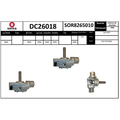 Stĺpik riadenia EAI DC26018