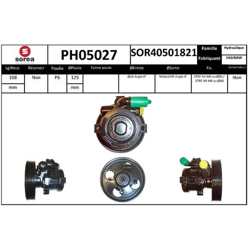 Hydraulické čerpadlo pre riadenie EAI PH05027