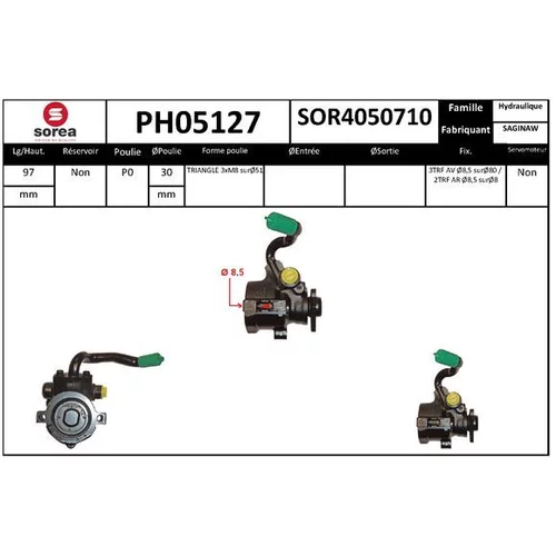 Hydraulické čerpadlo pre riadenie EAI PH05127