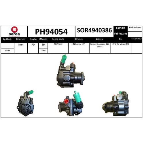 Hydraulické čerpadlo pre riadenie EAI PH94054