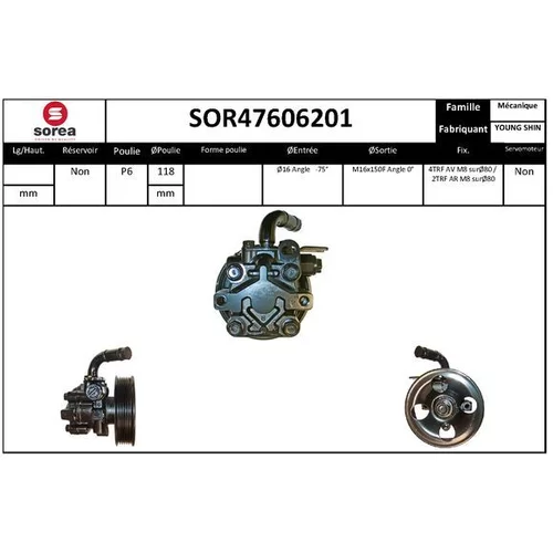Hydraulické čerpadlo pre riadenie SOR47606201 /EAI/