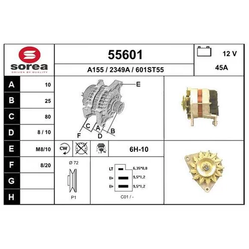 Alternátor EAI 55601