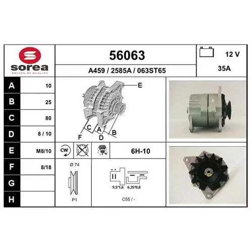 Alternátor EAI 56063