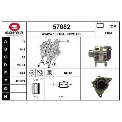 Alternátor EAI 57082