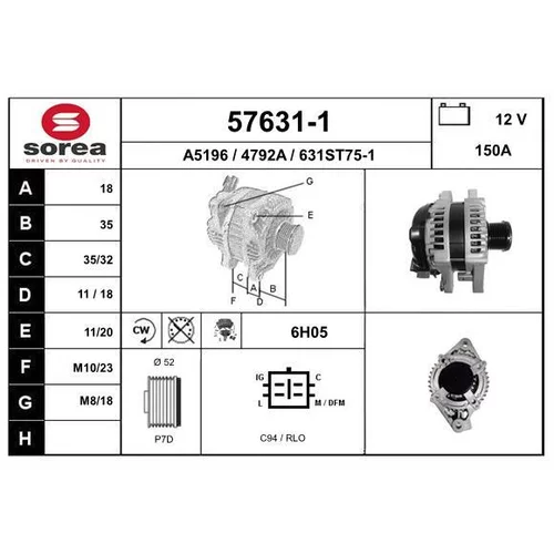 Alternátor EAI 57631-1