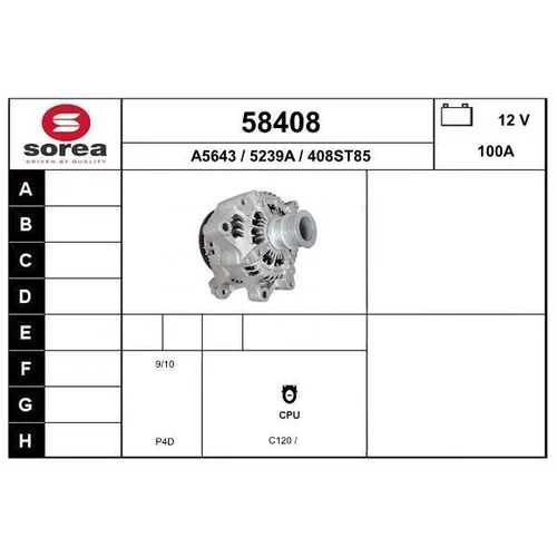 Alternátor 58408 /EAI/