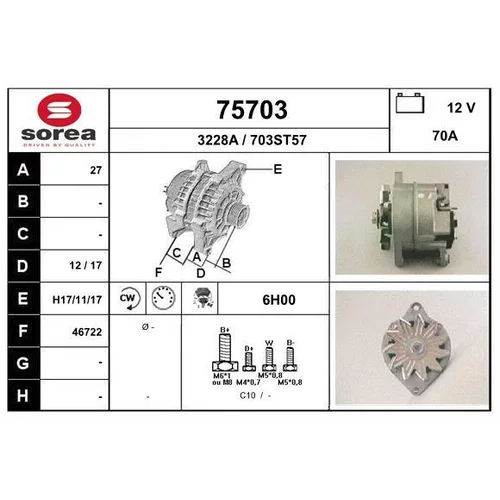 Alternátor EAI 75703
