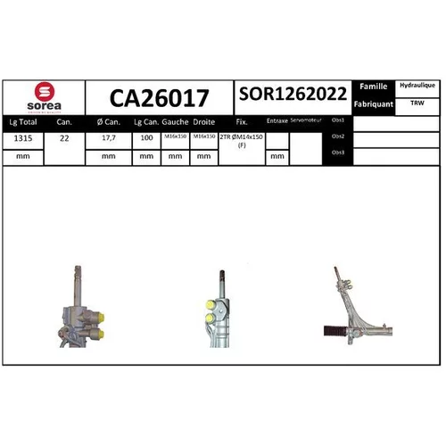 Prevodka riadenia EAI CA26017